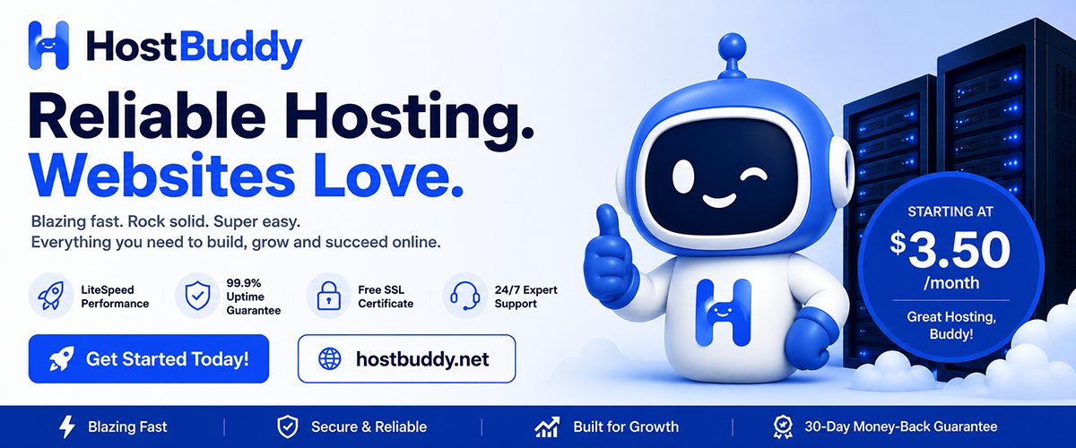 HostBuddy – Best Web Hosting: Fast, Reliable & Affordable Solutions - Visit: https://hostbuddy.net